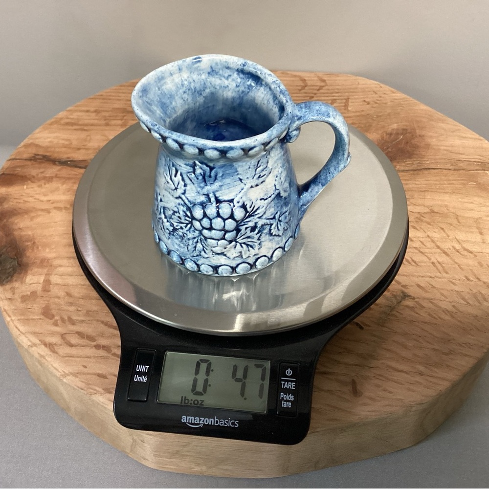 Ceramic Crafted Creamer - Grapes & Vine Themed - Very Nice & Very Unique - Picture 13 of 13